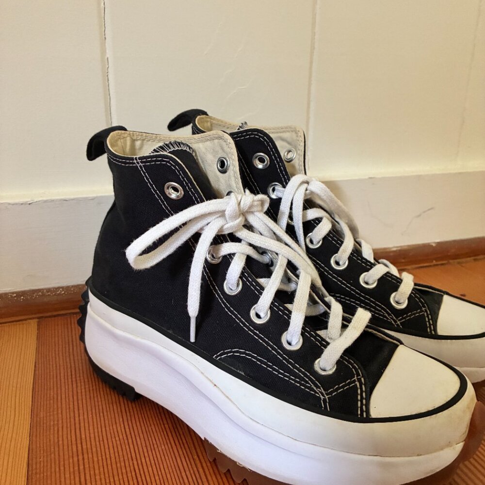 Converse run star hike Sneakers womens 6.5 fits 7 - Picture 3 of 8